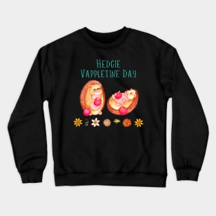 Hedgehog Valentines Day Crewneck Sweatshirt